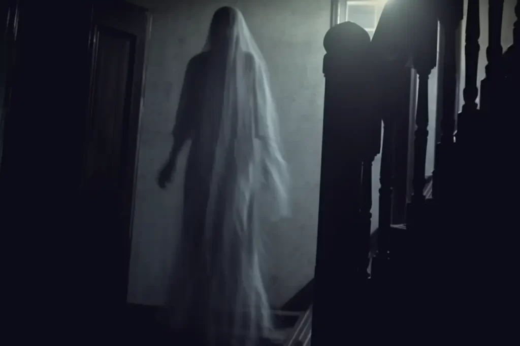 Ghost standing near staircase