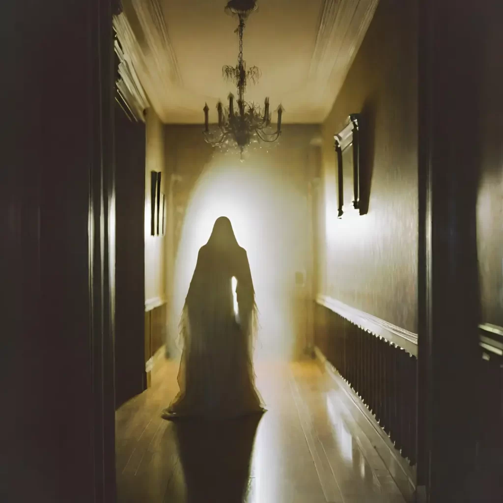 Female Ghost In White