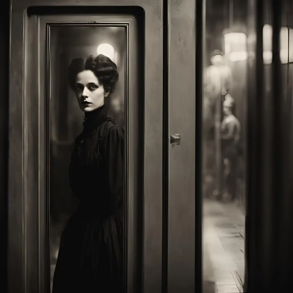 Ghost in mirror