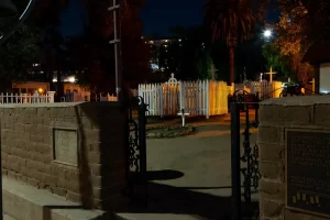 Entrance to an old cemetery