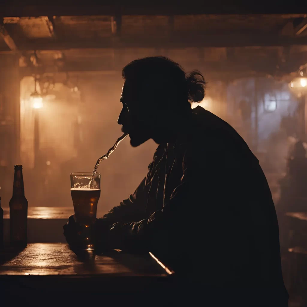 Ghost in bar