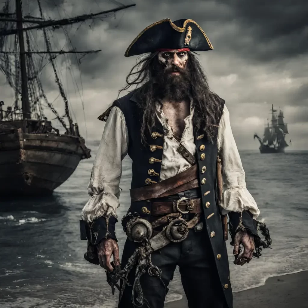 Ghost pirate at haunted Dry Tortugas National Park