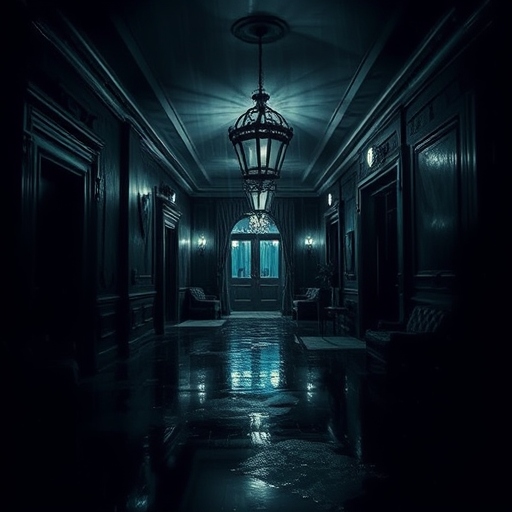 Eerie Hotel Lobby