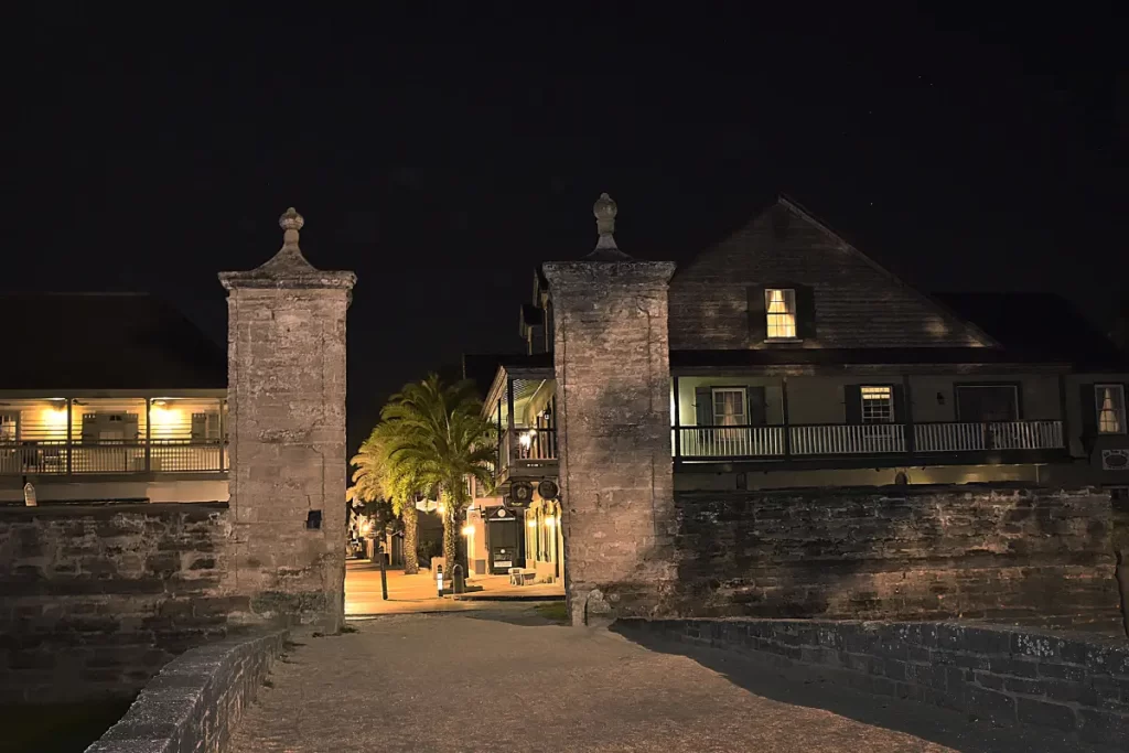 Entryway into a village