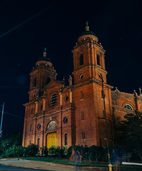 Basilica of St. Lawrence at Night