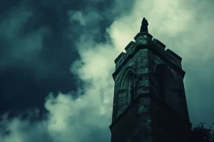 Shadowy Figure on Chicago Water Tower