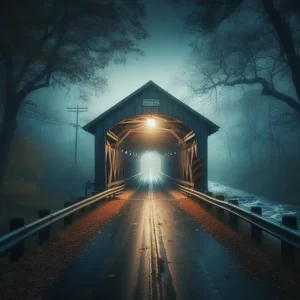 Sachs Covered Bridge: ghostly apparitions in a scenic bridge